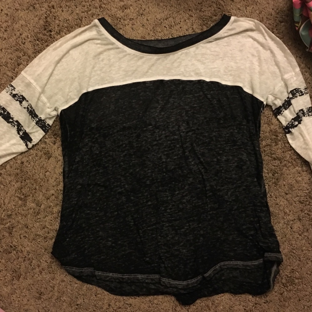 B&W Baseball Tee